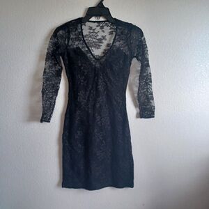 Express see tru dress